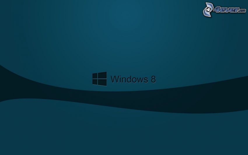 Windows 8, fond bleu