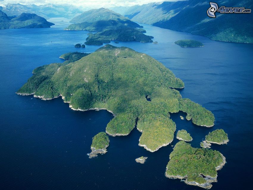 îles, Nouvelle-Zélande, mer