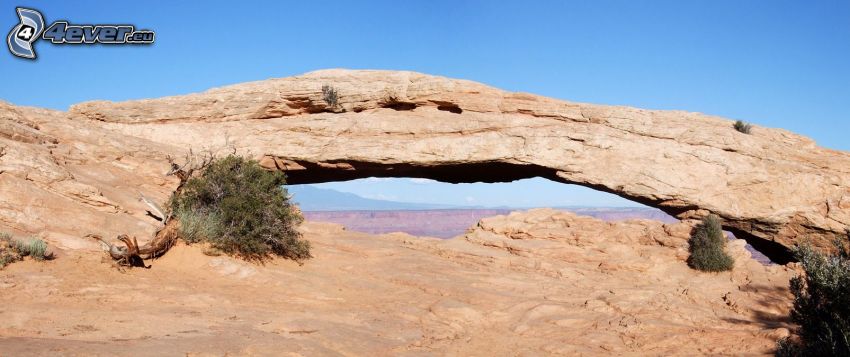 Mesa Arch, porte de roche