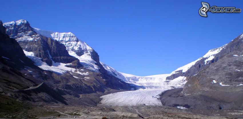 Mount Athabasca, montagnes rocheuses