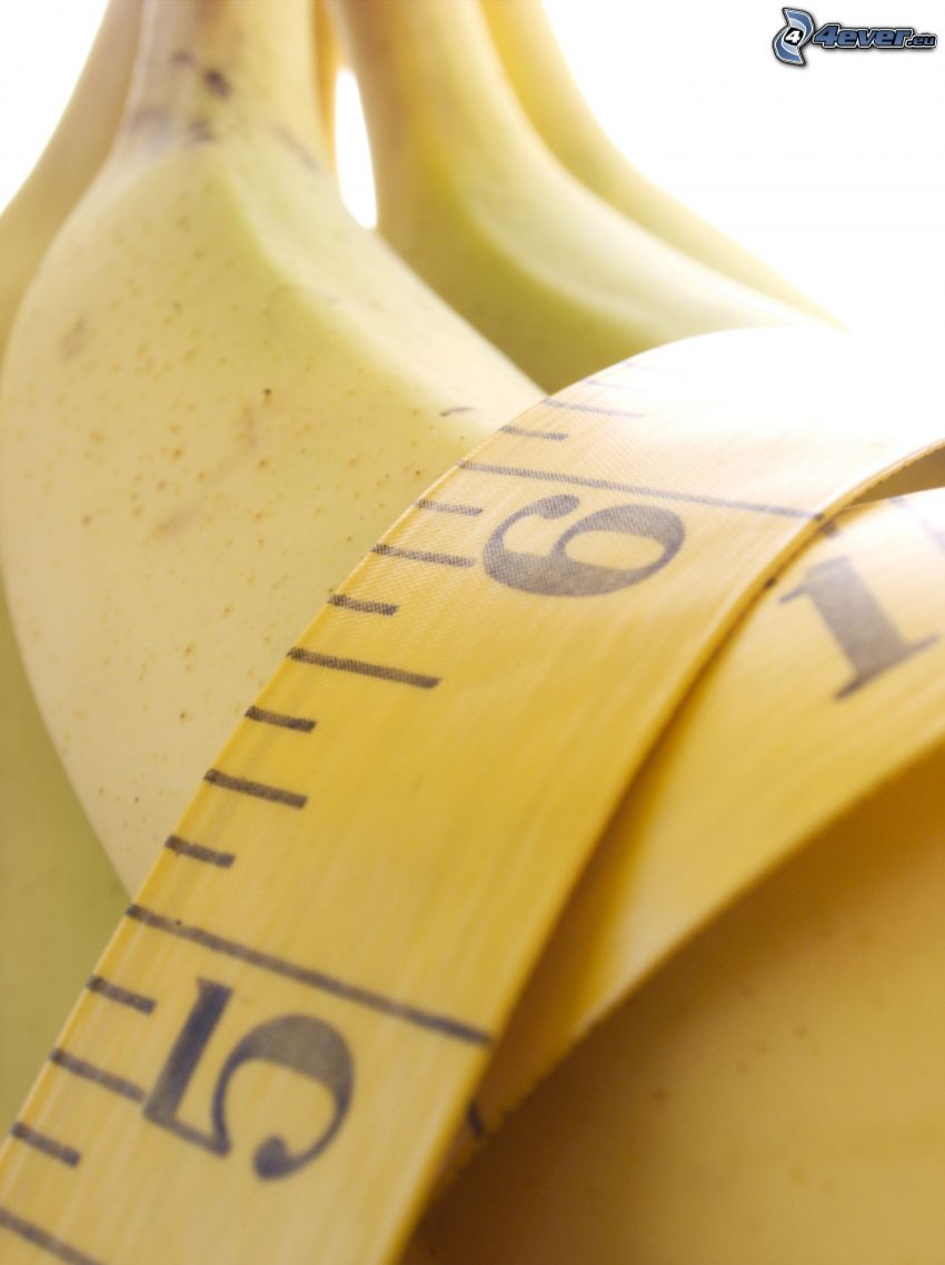 bananes, mètre