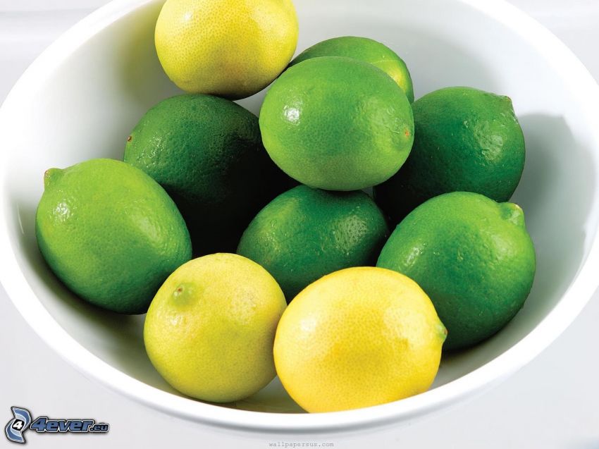 limes, citrons