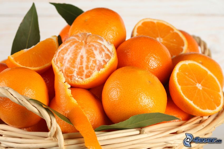 oranges, mandarines