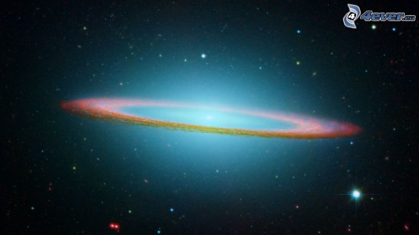 Galaxie du Sombrero, étoiles