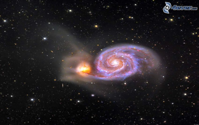 galaxie spirale, étoiles