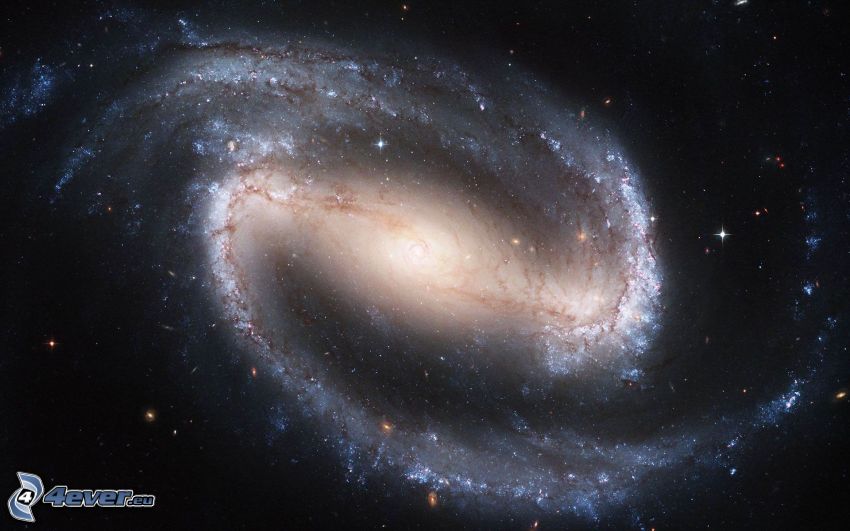 NGC 1300, galaxie spirale barrée, étoiles