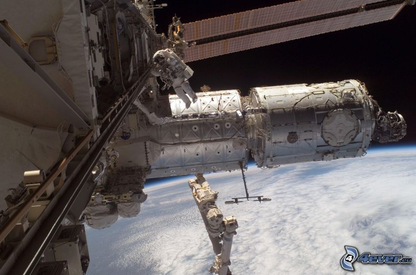 Station Spatiale Internationale ISS, astronaute