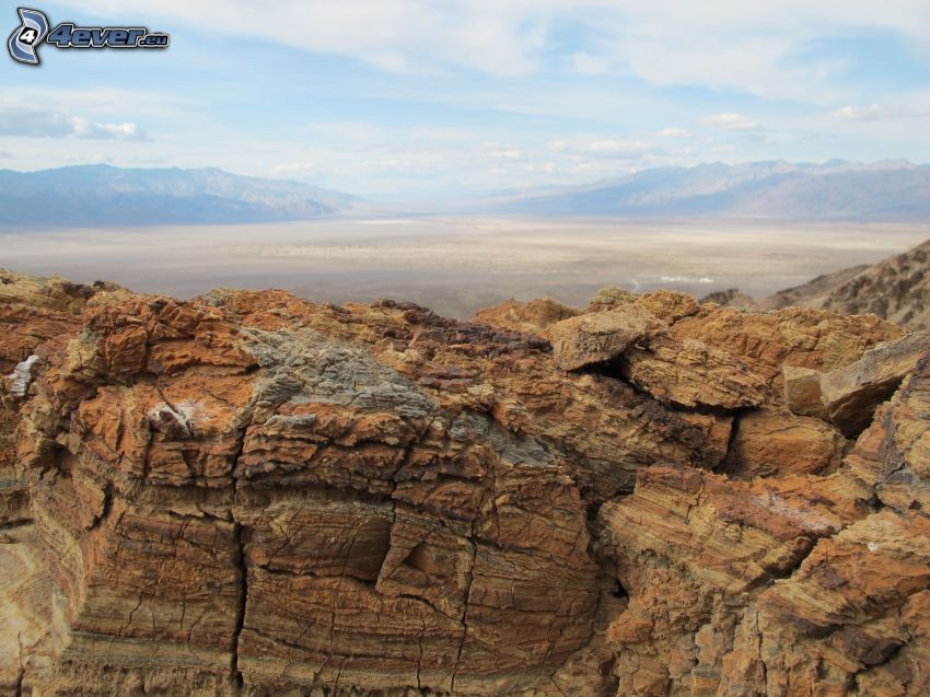 Vallée de la Mort, rochers