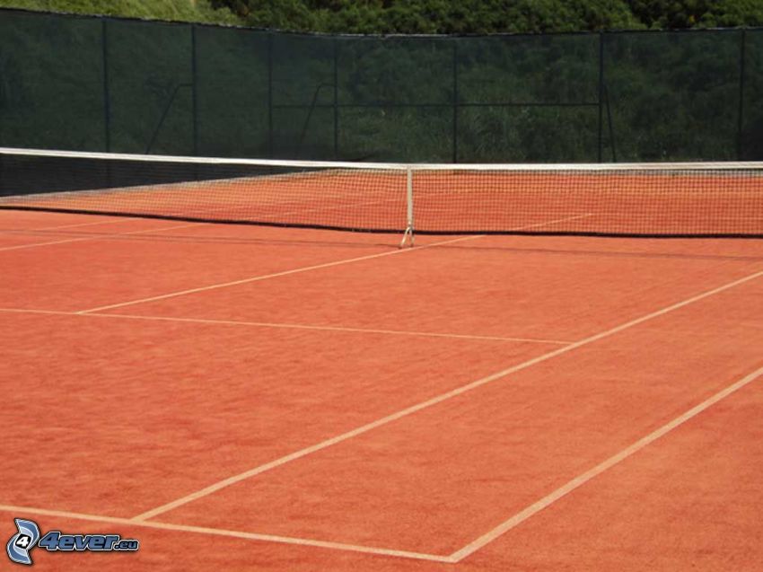 courts de tennis, réseau
