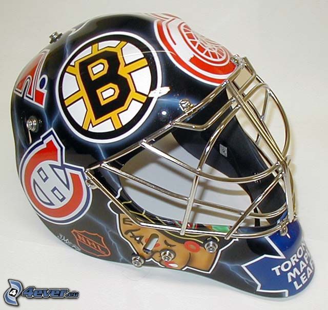 casque de sport, hockey, Boston Bruins, NHL