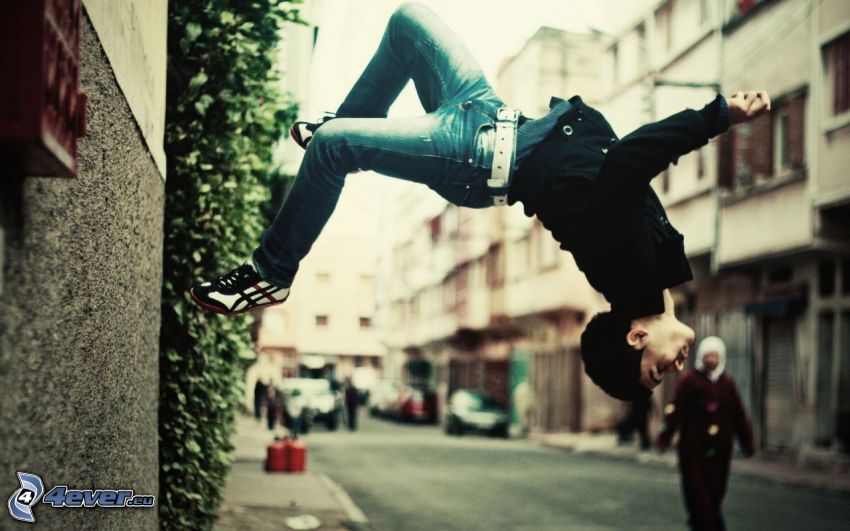 parkour, garçon