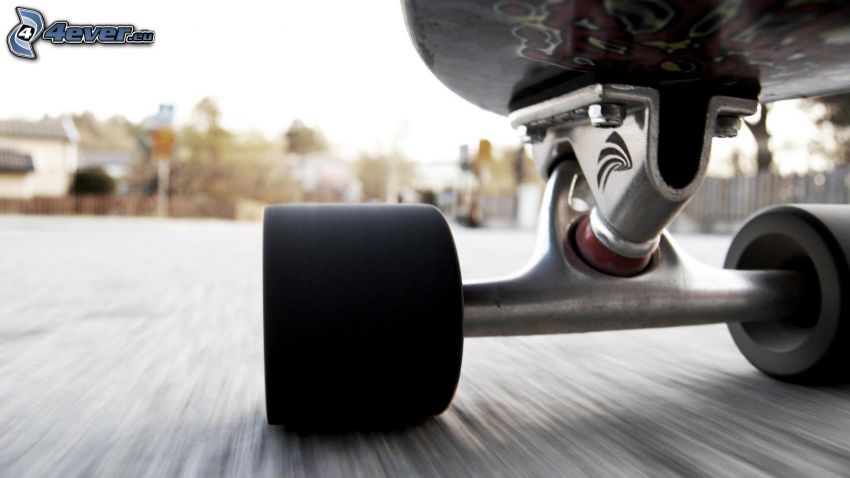 skateboard, châssis