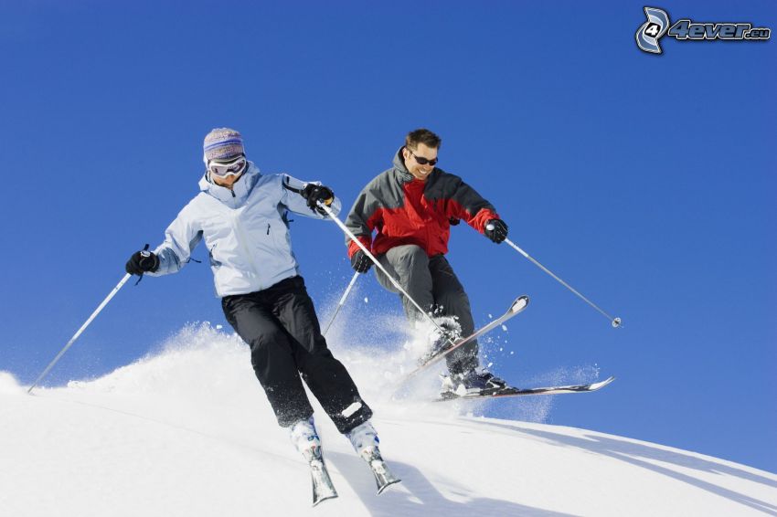 ski, skieurs