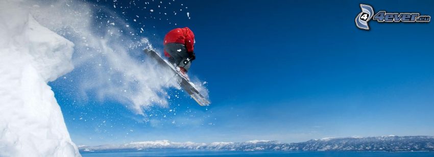 ski extrême, ski saute, panorama