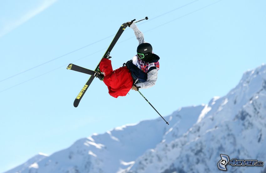 ski saute, acrobatie