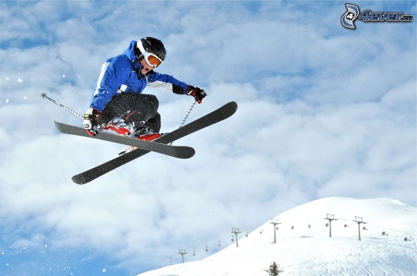 ski saute, téléphérique