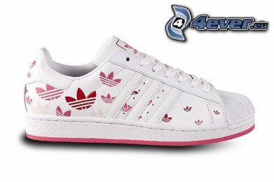 Adidas, chaussure de tennis blanche