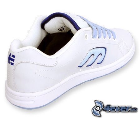 chaussure de tennis blanche