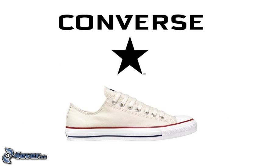Converse, chaussure de tennis blanche
