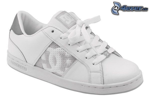 DC Shoes, chaussure de tennis blanche