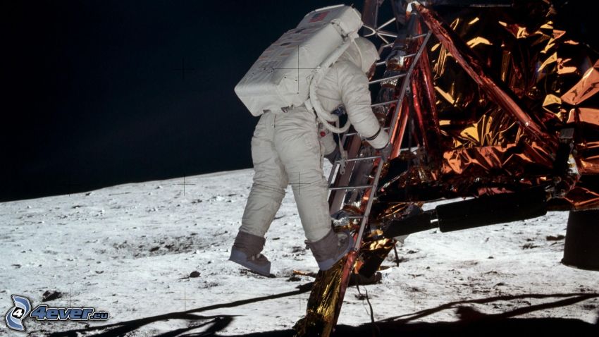 astronaute, Apollo 11, Lune