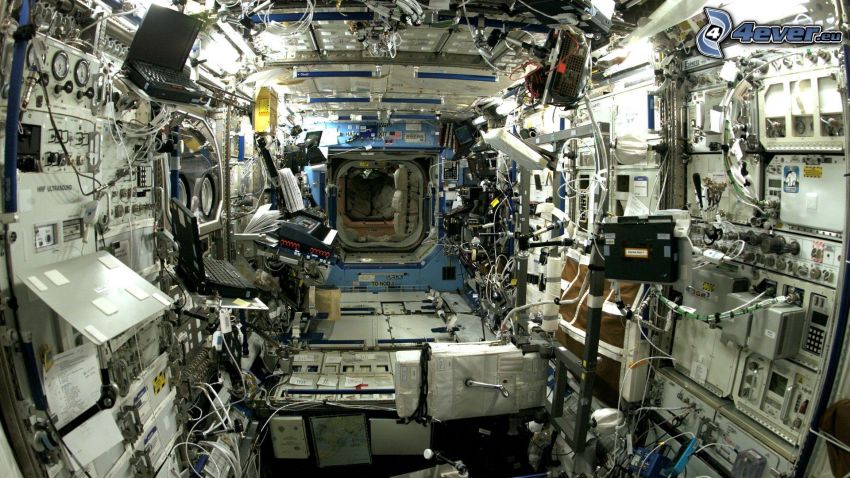 international space station interior