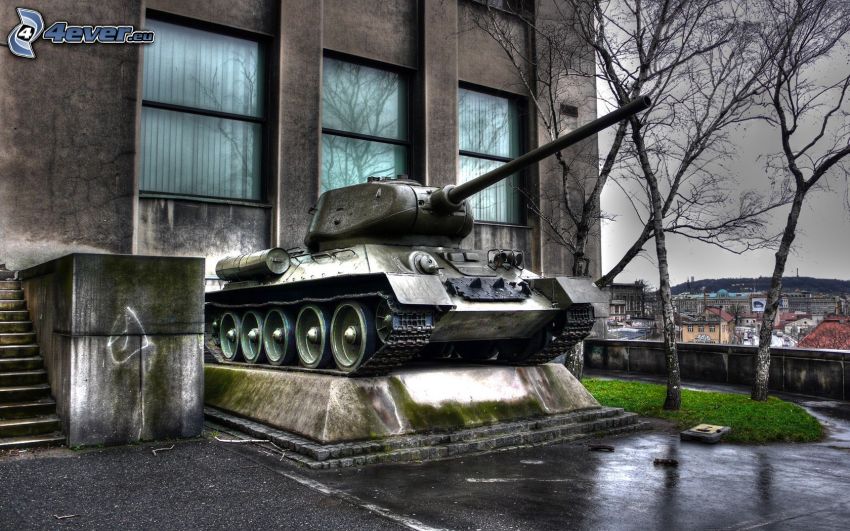 T-34, char, exposition, musée