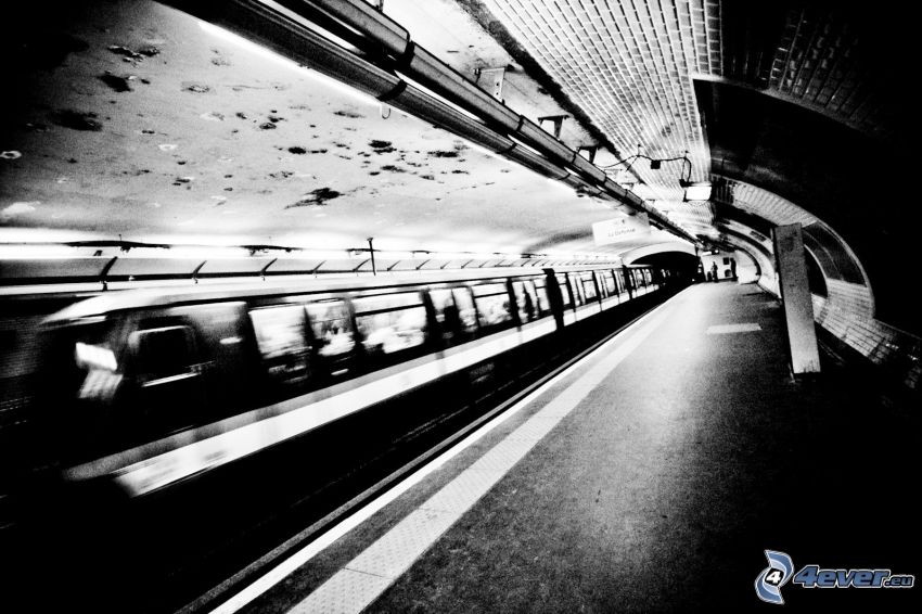 métro, station de métro