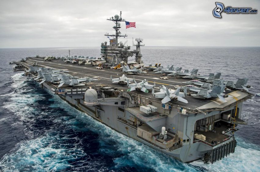 USS George Washington, porte-avions, ouvert mer
