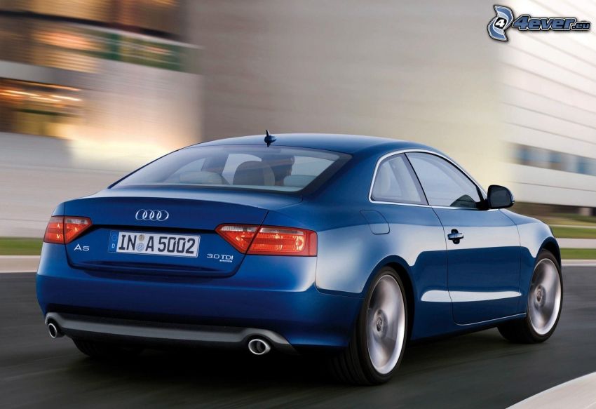 Audi A5, la vitesse