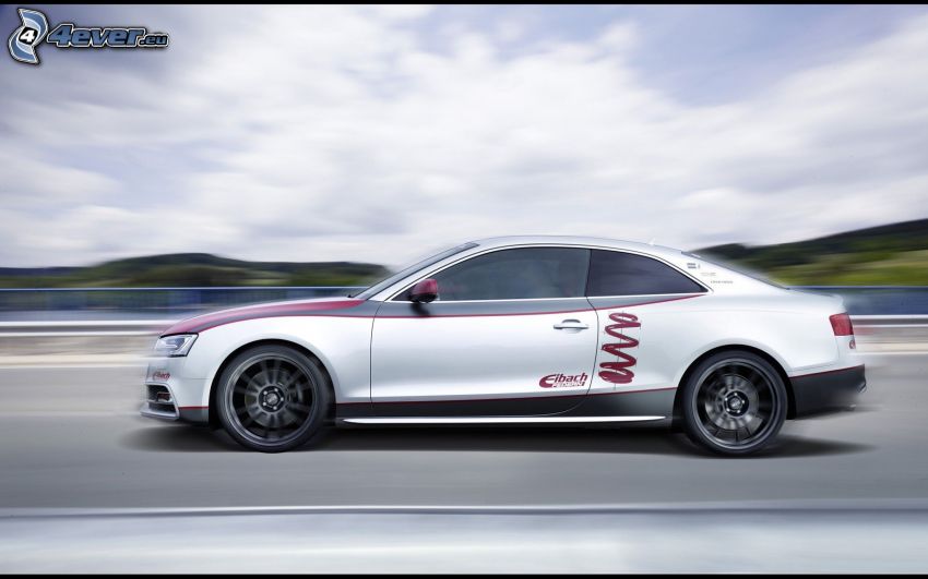 Audi S5, la vitesse