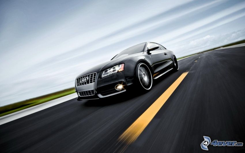 Audi S5, route, la vitesse