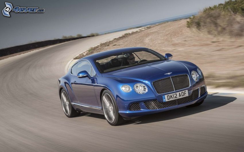 Bentley Continental GT, la vitesse