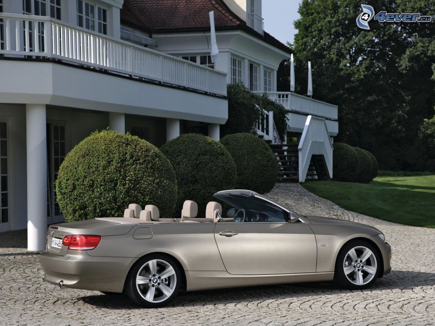 BMW 3, cabriolet, villa