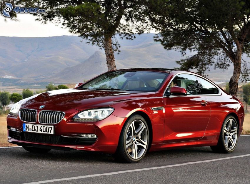 BMW 650i, route
