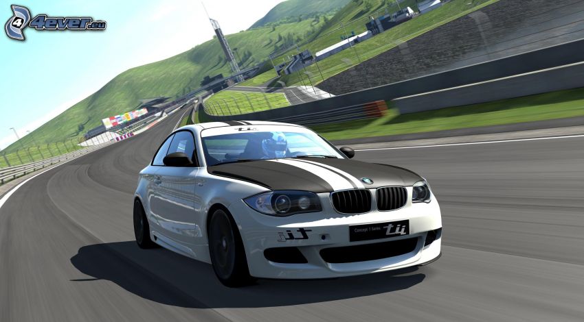 BMW Gran Turismo, route, la vitesse