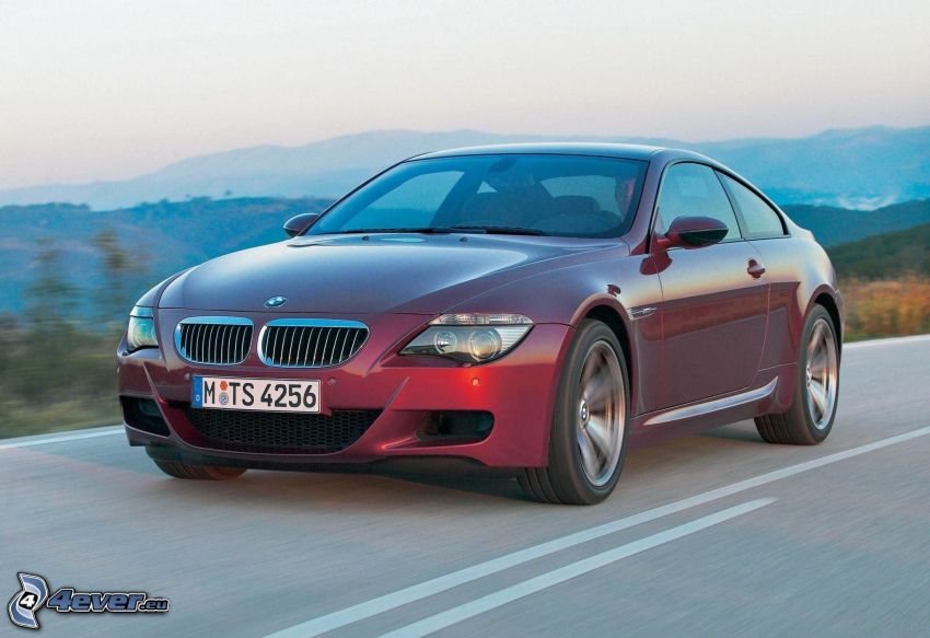 BMW M6, la vitesse