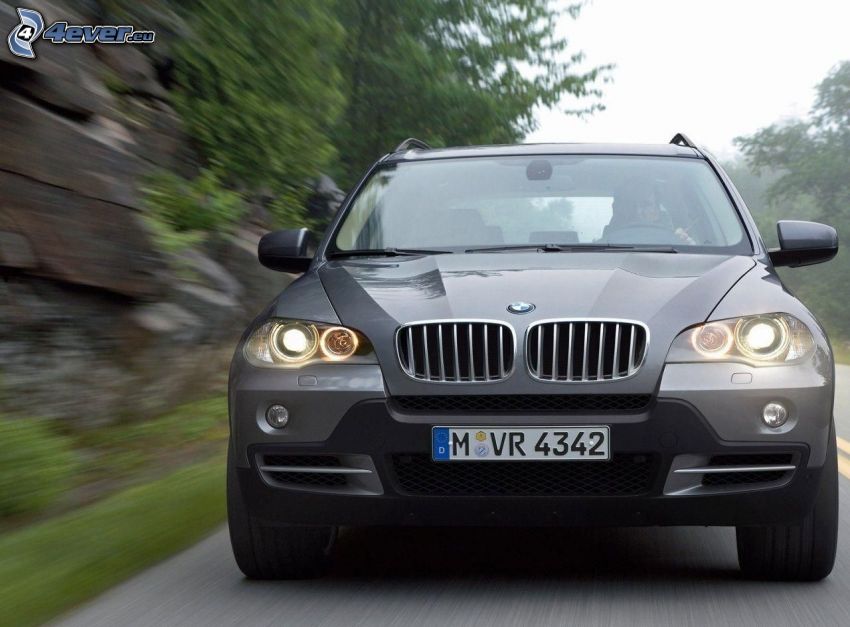 BMW X5, la vitesse