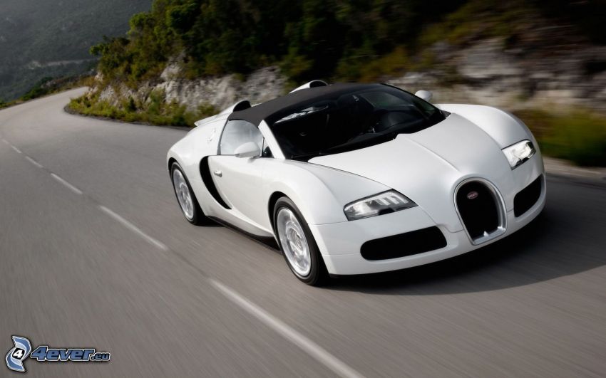 Bugatti Veyron, route