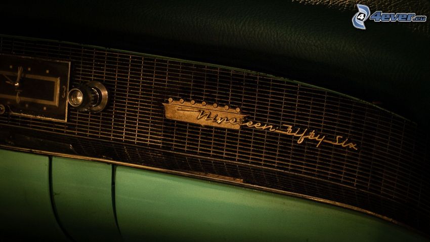 Cadillac, automobile de collection, la radio