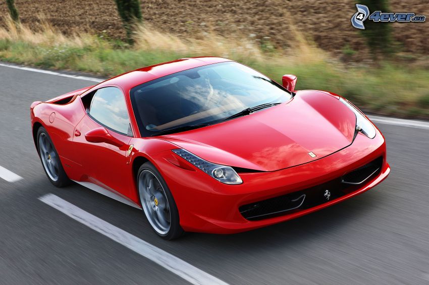 Ferrari 458 Italia, la vitesse