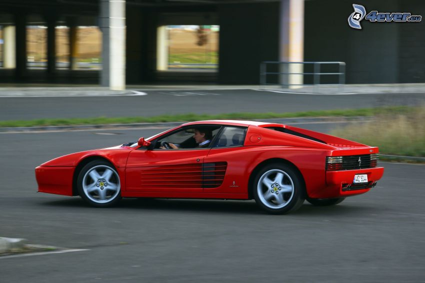 Ferrari TR, la vitesse