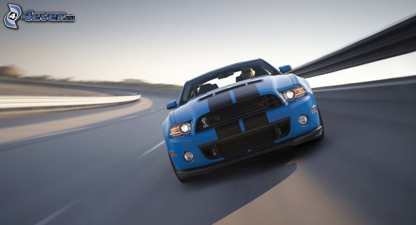Ford Mustang Shelby, la vitesse