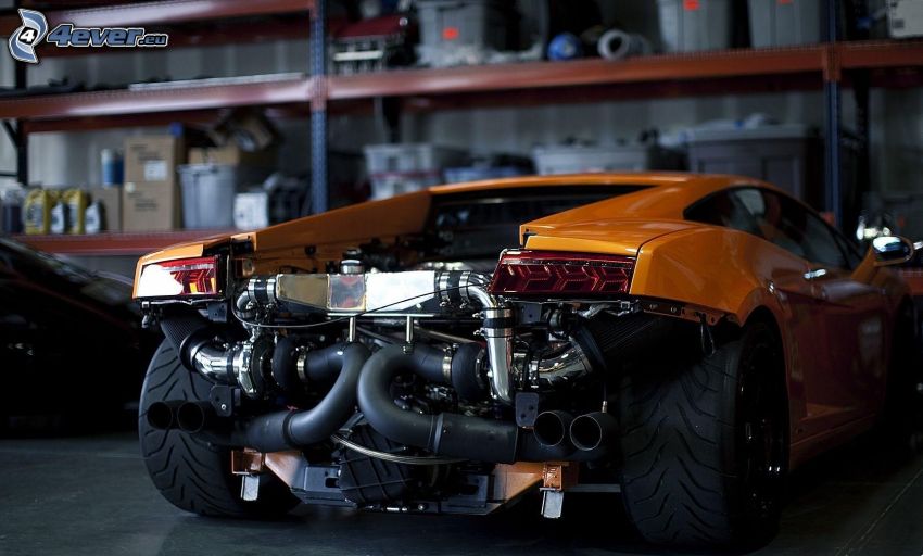 Lamborghini, moteur