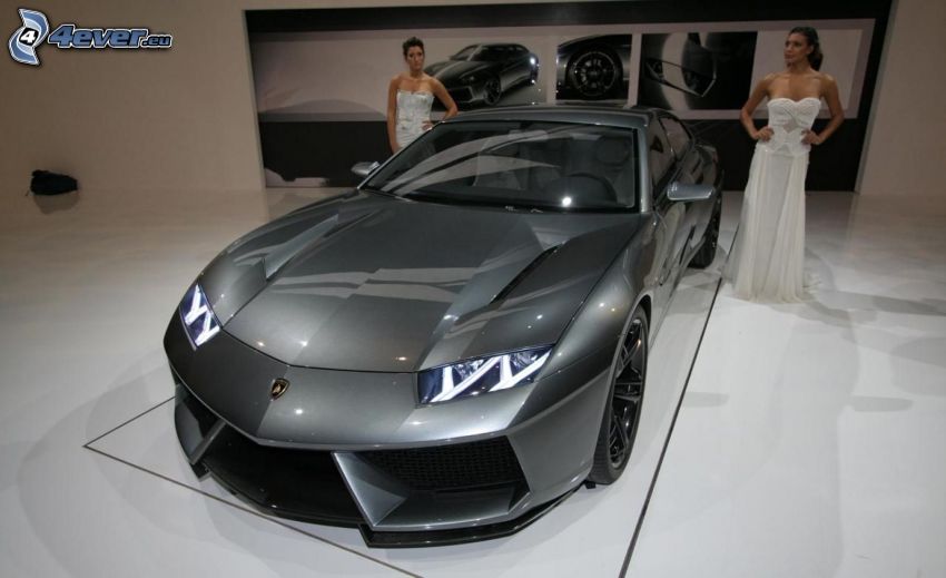 Lamborghini Estoque, exposition, salon de l'automobile