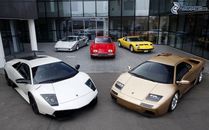 Lamborghini Murciélago, Lamborghini Diablo, les voitures anciennes
