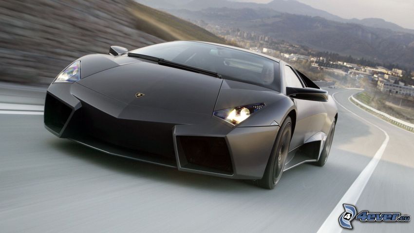 Lamborghini Reventón, route, la vitesse