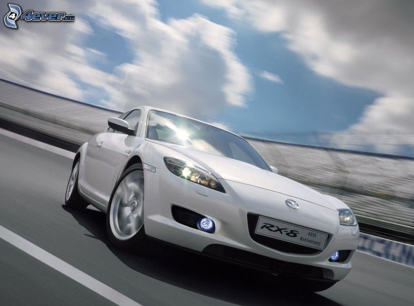 Mazda RX8, la vitesse