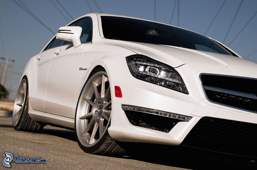 Mercedes-Benz CLS, phare, roues