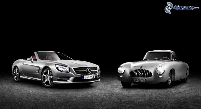 Mercedes-Benz SL, cabriolet, automobile de collection